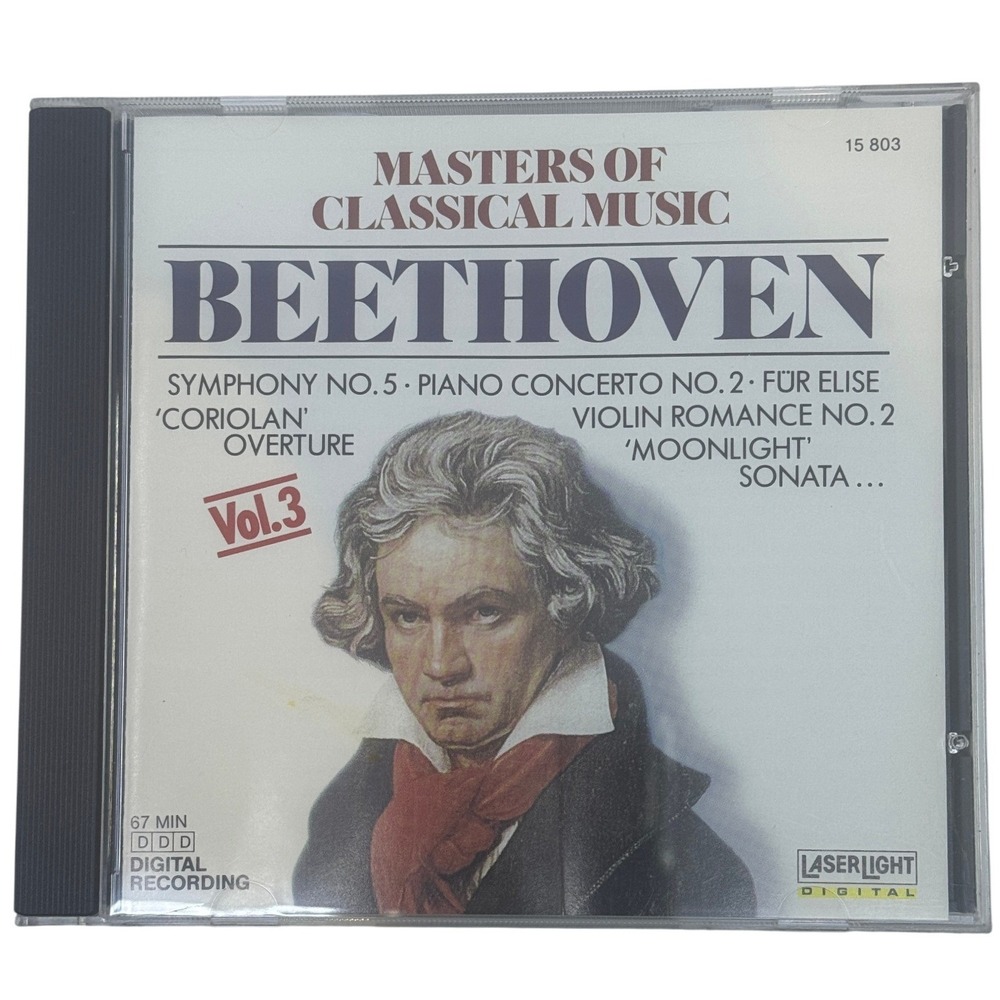 Masters of Classical Music Vol 3 Beethoven CD LaserLight 15 803 Symphony No 5
